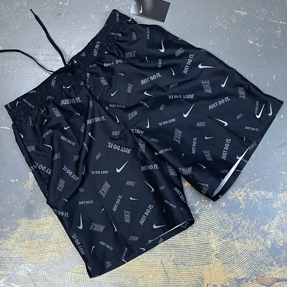 Nike Volley Swim Trunks Sportswear NESSB590-001 Large Grey Shorts